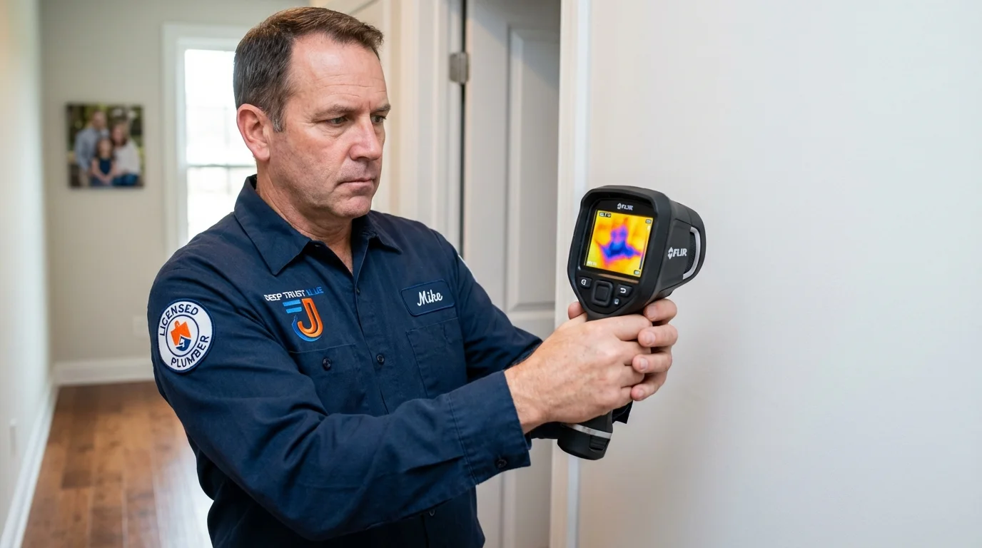 Thermal imaging leak detection by Johns Plumbing LLC in Tarentum
